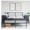 Image de Tables de Chevet 2 pcs, Armoires de Lit avec Pieds, Tables de Nuit avec Tiroirs, Armoires de Nuit Chambre, Anthracite 843083