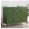 Image de Buffet vert olive 100,5x39x79 cm acier