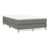 Image de Boxspring met matras stof donkergrijs 120x190 cm3269665