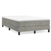Image de Sommier à Lattes de Lit avec Matelas, Lit Rembourré, Lit Double, Lit Adulte de Chambre à Coucher Intérieur, Moderne, 3269677