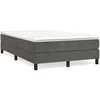 Image de Boxspring met matras fluweel donkergrijs 120x190 cm3269678