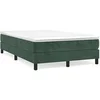 Image de Boxspring met matras fluweel donkergroen 120x190 cm3269680