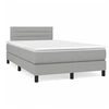 Image de Sommier à Lattes de Lit avec Matelas, Lit Rembourré, Lit Double, Lit Adulte de Chambre à Coucher Intérieur, Moderne, 3269730