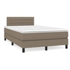 Image de Boxspring met matras stof taupe 120x190 cm3269734