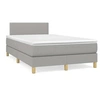 Image de Sommier à Lattes de Lit avec Matelas, Lit Rembourré, Lit Double, Lit Adulte de Chambre à Coucher Intérieur, Moderne, 3269765
