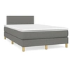 Image de Boxspring met matras stof donkergrijs 120x190 cm3269766