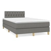 Image de Boxspring met matras stof donkergrijs 120x190 cm3269794