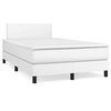 Image de Boxspring met matras kunstleer wit 120x190 cm3269808