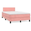 Image de Boxspring met matras fluweel roze 120x190 cm3269830