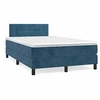 Image de Boxspring met matras fluweel donkerblauw 120x190 cm3269841