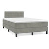 Image de Sommier à Lattes de Lit avec Matelas, Lit Rembourré, Lit Double, Lit Adulte de Chambre à Coucher Intérieur, Moderne, 3269843