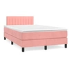 Image de Boxspring met matras fluweel roze 120x190 cm3269854