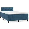Image de Boxspring met matras fluweel donkerblauw 120x190 cm3269859