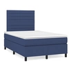 Image de Boxspring met matras stof blauw 120x190 cm3269894
