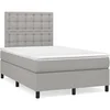 Image de Sommier à Lattes de Lit avec Matelas, Lit Rembourré, Lit Double, Lit Adulte de Chambre à Coucher Intérieur, Moderne, 3269909