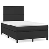Image de Boxspring met matras kunstleer zwart 120x190 cm3269971