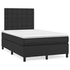 Image de Boxspring met matras kunstleer zwart 120x190 cm3269977