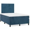 Image de Boxspring met matras fluweel donkerblauw 120x190 cm3269987