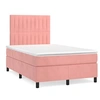 Image de Boxspring met matras fluweel roze 120x190 cm3270012