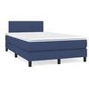 Image de Boxspring met matras en LED stof blauw 120x190 cm3270031