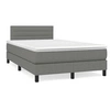 Image de Sommier à Lattes de Lit avec Matelas et LED, Lit Rembourré, Lit Double, Lit Adulte de Chambre à Coucher Intérieur, 3270047