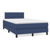 Image de Boxspring met matras en LED stof blauw 120x190 cm3270052