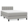 Image de Sommier à Lattes de Lit avec Matelas LED, Lit Rembourré, Lit Double, Lit Adulte de Chambre à Coucher Intérieur, 3270067