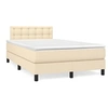 Image de Sommier à Lattes de Lit avec Matelas et LED, Lit Rembourré, Lit Double, Lit Adulte de Chambre à Coucher Intérieur, 3270072