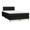 Image de Sommier à Lattes de Lit avec Matelas et LED, Lit Rembourré, Lit Double, Lit Adulte de Chambre à Coucher Intérieur, 3270090