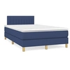 Image de Boxspring met matras en LED stof blauw 120x190 cm3270108