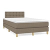 Image de Sommier à Lattes de Lit avec Matelas et LED, Lit Rembourré, Lit Double, Lit Adulte de Chambre à Coucher Intérieur, 3270120