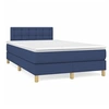 Image de Boxspring met matras en LED stof blauw 120x190 cm3270122