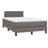 Image de Sommier à lattes de Lit avec Matelas et LED, Lit Rembourré, Lit Double, Lit Adulte de Chambre à Coucher Intérieur, 3270139