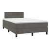 Image de Sommier à lattes de Lit avec Matelas et LED, Lit Rembourré, Lit Double, Lit Adulte de Chambre à Coucher Intérieur, 3270142