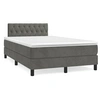 Image de Sommier à lattes de Lit avec Matelas et LED, Lit Rembourré, Lit Double, Lit Adulte de Chambre à Coucher Intérieur, 3270172