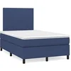 Image de Boxspring met matras en LED stof blauw 120x190 cm3270189