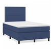 Image de Boxspring met matras en LED stof blauw 120x190 cm3270196