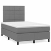 Image de Sommier à lattes de Lit avec Matelas et LED, Lit Rembourré, Lit Double, Lit Adulte de Chambre à Coucher Intérieur, 3270198