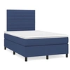 Image de Boxspring met matras en LED stof blauw 120x190 cm3270210