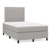 Image de Sommier à lattes de Lit avec Matelas et LED, Lit Rembourré, Lit Double, Lit Adulte de Chambre à Coucher Intérieur, 3270211