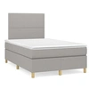Image de Sommier à lattes de Lit avec Matelas et LED, Lit Rembourré, Lit Double, Lit Adulte de Chambre à Coucher Intérieur, 3270239