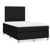Image de Boxspring met matras en LED stof zwart 120x190 cm3270248
