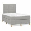Image de Sommier à lattes de Lit avec Matelas et LED, Lit Rembourré, Lit Double, Lit Adulte de Chambre à Coucher Intérieur, 3270260