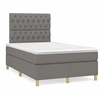 Image de Sommier à lattes de Lit avec Matelas et LED, Lit Rembourré, Lit Double, Lit Adulte de Chambre à Coucher Intérieur, 3270268