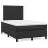Image de Boxspring met matras en LED kunstleer zwart 120x190 cm3270287