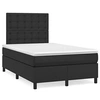 Image de Boxspring met matras en LED kunstleer zwart 120x190 cm3270293