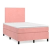 Image de Sommier à lattes de Lit avec Matelas et LED, Lit Rembourré, Lit Double, Lit Adulte de Chambre à Coucher Intérieur, 3270304