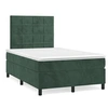 Image de Boxspring met matras en LED fluweel donkergroen 120x190 cm3270314
