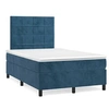 Image de Boxspring met matras en LED fluweel donkerblauw 120x190 cm3270315