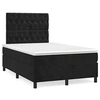 Image de Boxspring met matras en LED fluweel zwart 120x190 cm3270331